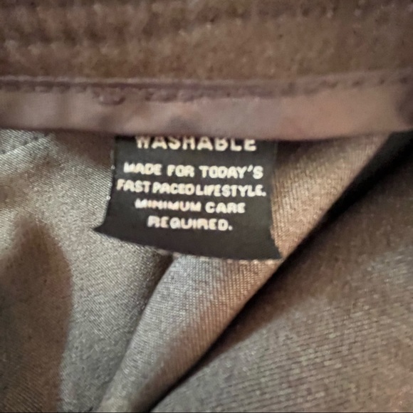 NWT Women’s Larry Levine Brown Stretch Career Dress Pants, Sz 10 - Picture 9 of 11